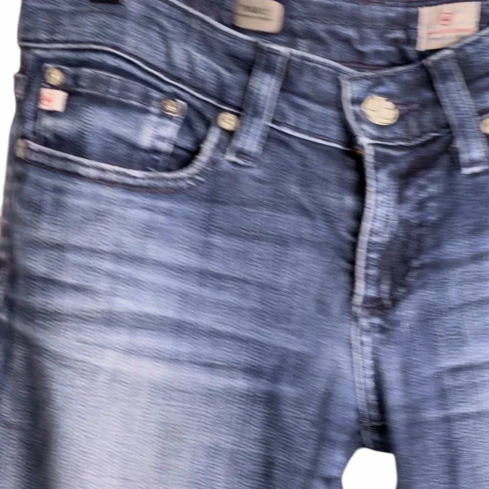 AG Adriano Goldschmied Tomboy Jeans Womens 25 Blue Relaxed Straight Leg